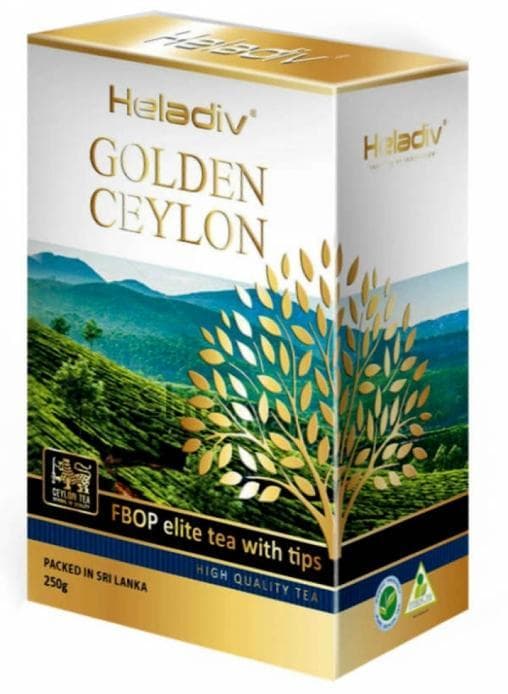 Чай Heladiv Golden Ceylon FBOP элитный с типсами 250г