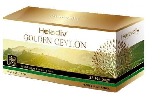 Чай зелёный Heladiv Golden Ceylon VINTAGE 25 пак.