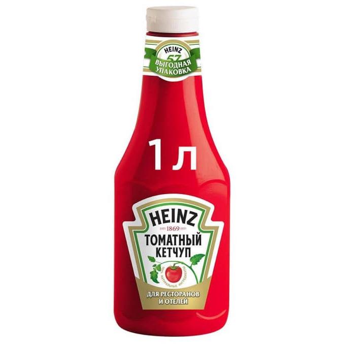 Соус Heinz Кетчуп Томатный 1000 г ПЭТ