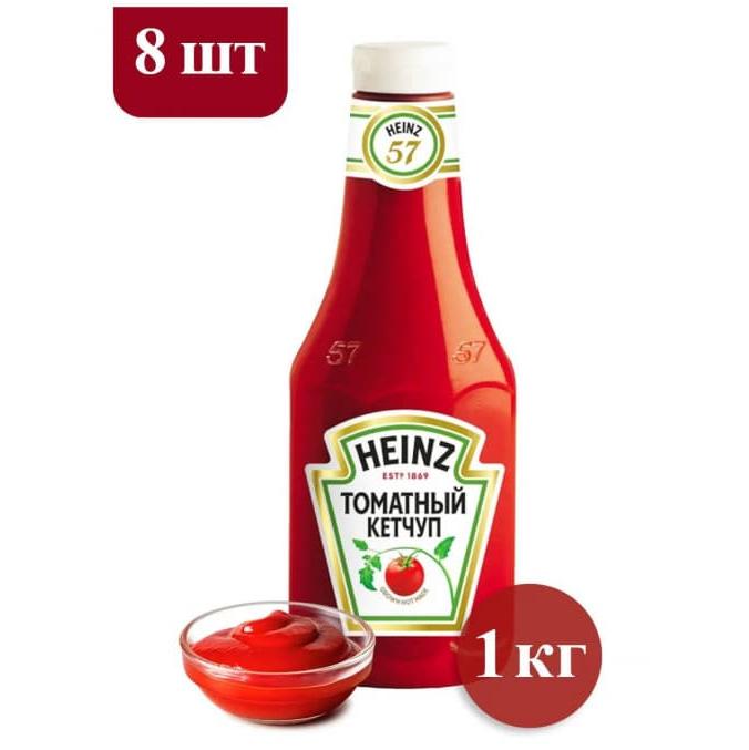 Соус Heinz Кетчуп Томатный 1000 г ПЭТ