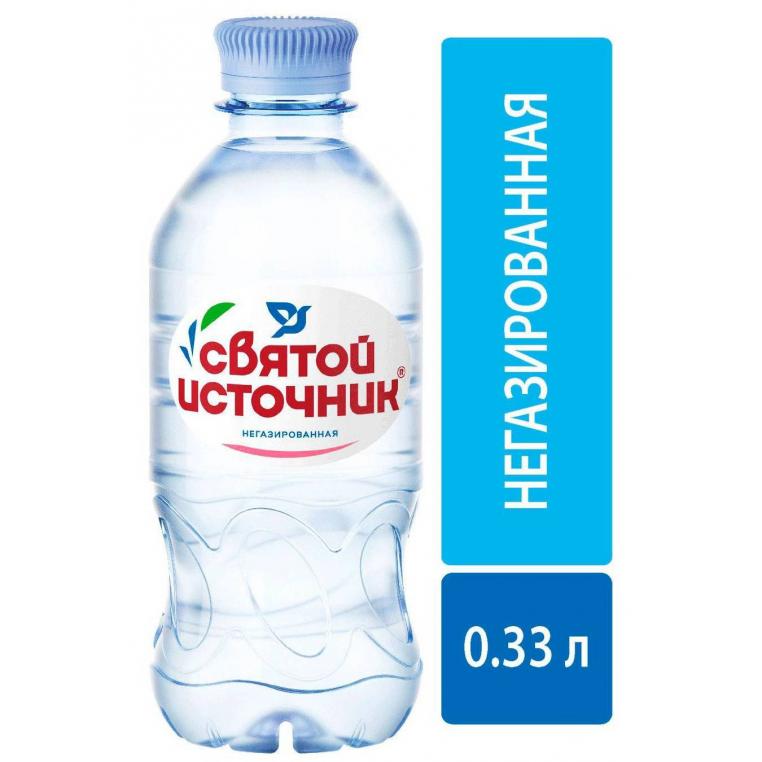 Святой Источник вода без газа 330 мл ПЭТ