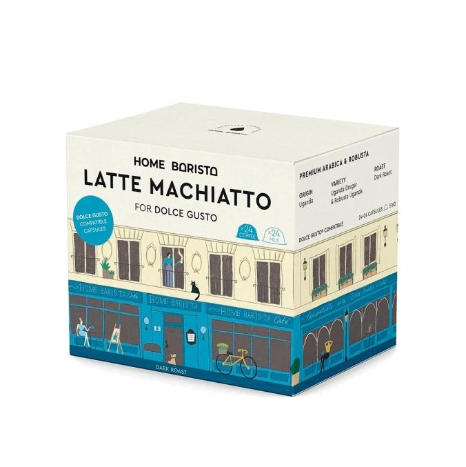 Кофе-капсулы Home Barista для Dolce Gusto LATTE MACHIATTO 24+24 шт.