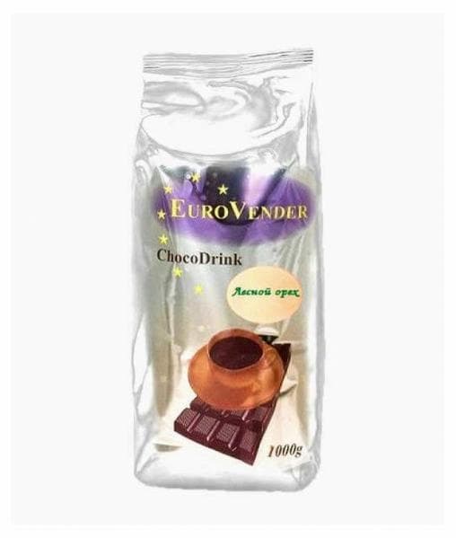 Горячий шоколад Eurovender Лесной орех 1000 гр