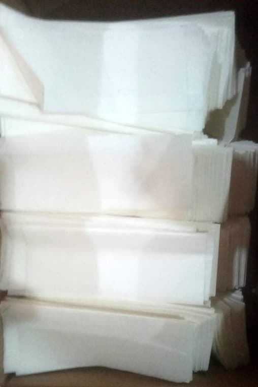 Уголок бумажный для хот-догов Белый 90×30×190 мм