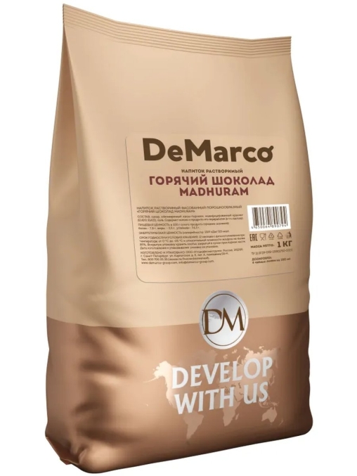 Горячий шоколад DeMarco Madhuram 1000 г Горячий шоколад DeMarco Madhuram 1000 г
