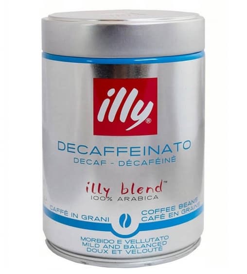 Кофе зерновой illy Decaffeinato без кофеина 250г