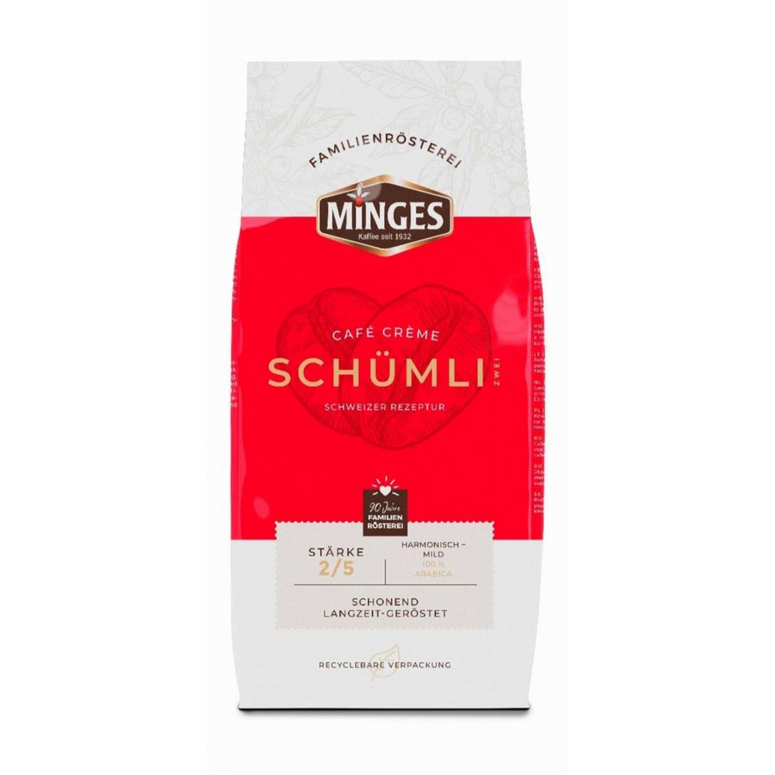 Кофе в зернах Minges Cafe Creme Schumli 2 1000 г