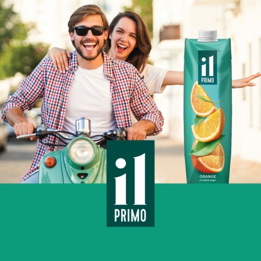 IL Primo 100% сок АПЕЛЬСИН 1000 л тетрапак с крышкой