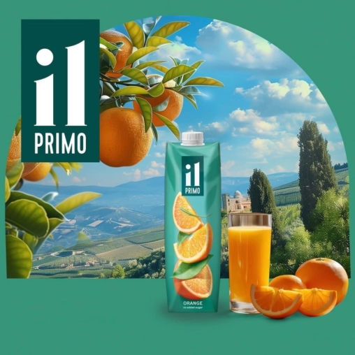 IL Primo 100% сок АПЕЛЬСИН 1000 л тетрапак с крышкой