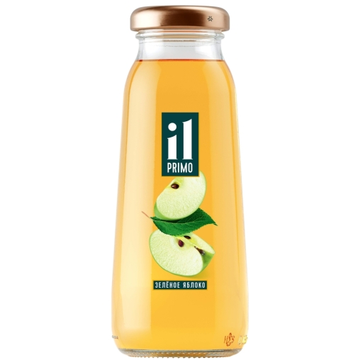 IL Primo 100% сок Зеленое яблоко осветленный 200 мл стекло