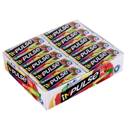 Жевательная резинка без сахара Impulse Multi Frutti 14 г