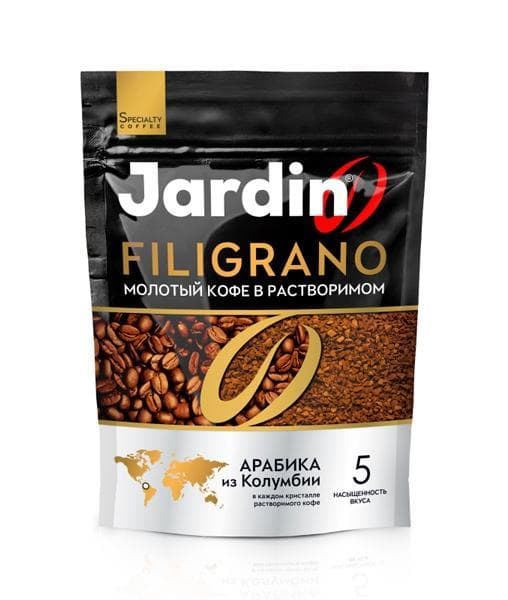 Кофе растворимый с молотым Jardin Filigrano 75 г