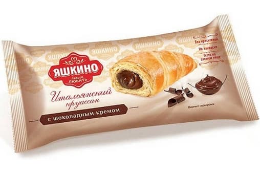 Яшкино круассан с шоколадным кремом 45 г