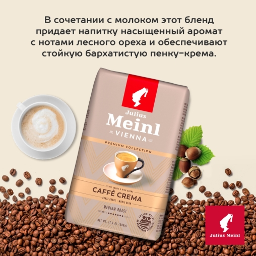 Кофе в зернах Julius Meinl Caffe Crema Premium Collection 500 г