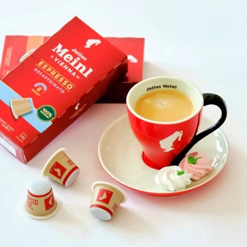 Кофе капсулы Julius Meinl системы Nespresso Espresso Decaffeinato *10 шт.