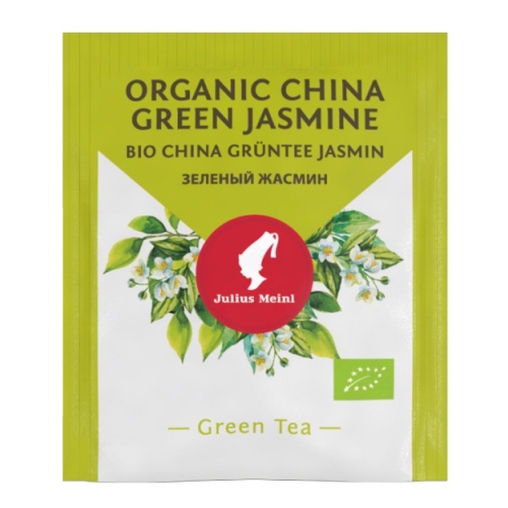 Чай Зеленый жасмин Julius Meinl пакетированный премиум органик 25 пак.
