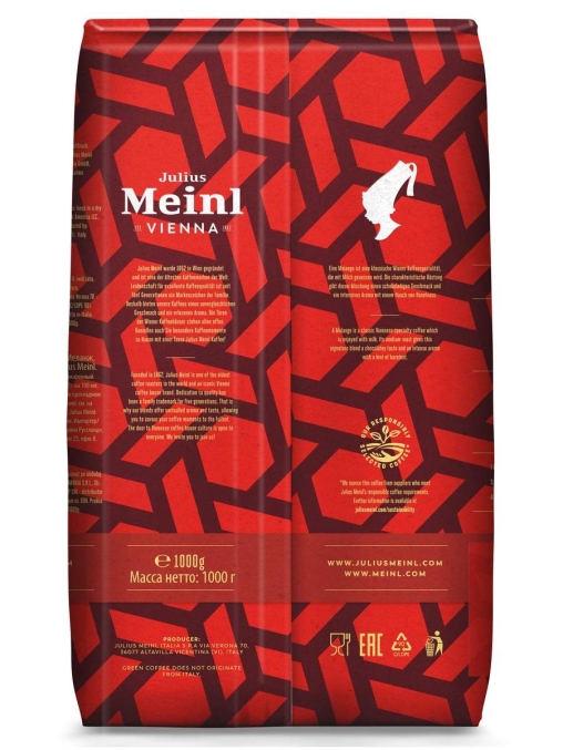 Кофе в зернах Julius Meinl Vienna Melange 1000 г