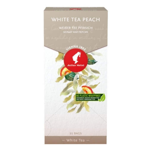 Чай белый Julius Meinl Белый персик пакетированный премиум органик 25 пак.