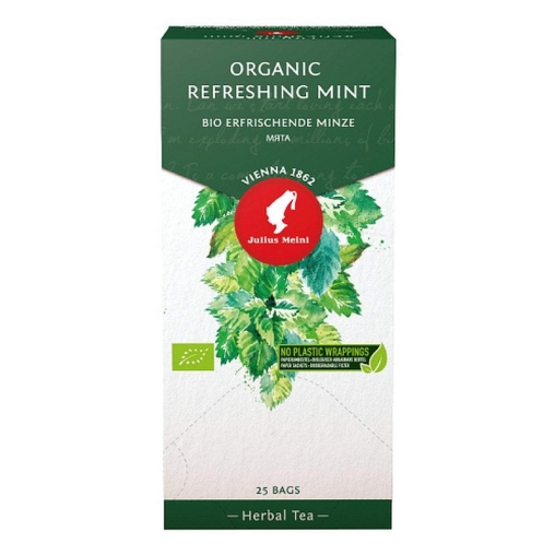 Чай Julius Meinl Мята пакетированный премиум органик 25 пак.