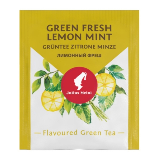 Чай зеленый Julius Meinl Лимонный фреш пакетированный премиум 25 пак.