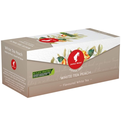 Чай белый Julius Meinl Белый персик пакетированный премиум органик 25 пак.