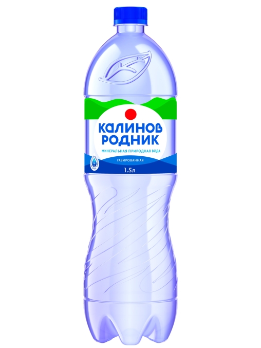 Вода Калинов Родник с газом 1500 мл ПЭТ
