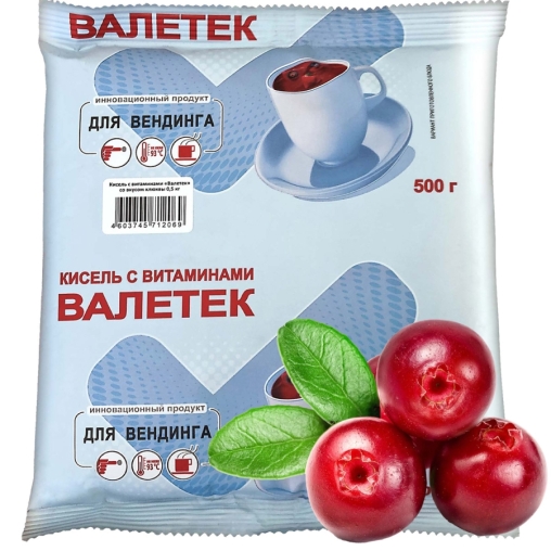 Кисель Валетек Клюква 500 г