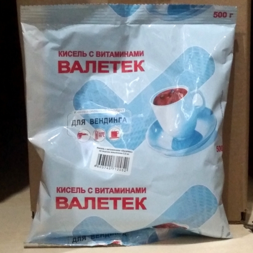 Кисель Валетек Земляника 500 г