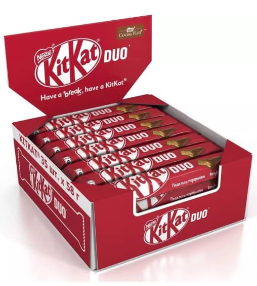 Батончик шоколадный KitKat Duo 58 г