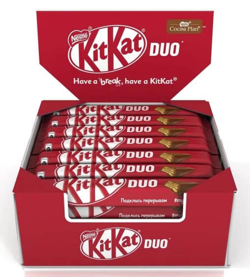 Батончик шоколадный KitKat Duo 58 г