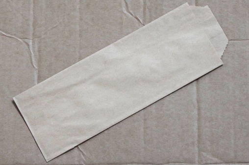 Конверт бумажный для столовых приборов 220×70 мм Крафт