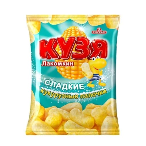 Кукурузные палочки Кузя Лакомкин 38 г