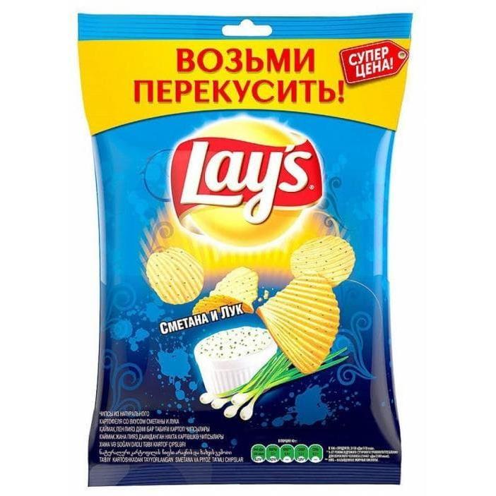 Чипсы Lays Сметана Лук 40 г