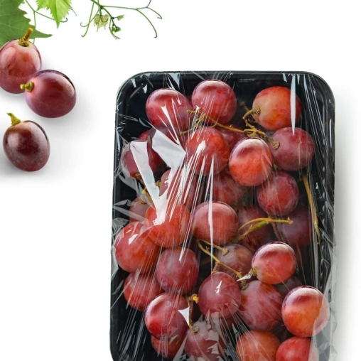 Пищевая полиэтиленовая пленка Десногор 450 мм × 200 м толщиной 7 мкм ОСОБО ПРОЧНАЯ