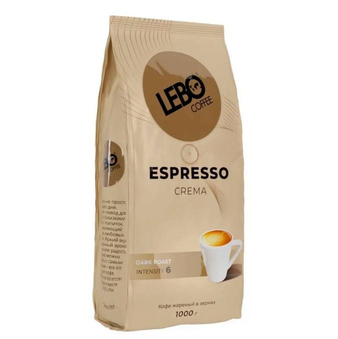 Кофе в зернах LEBO Espresso CREMA 1000 г