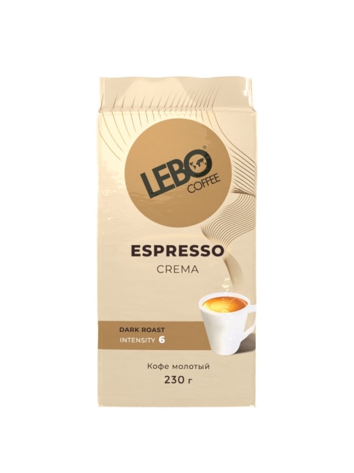 Кофе молотый LEBO Espresso CREMA 230 г