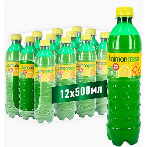 Газированный напиток Laimon Fresh Mango 500 мл ПЭТ