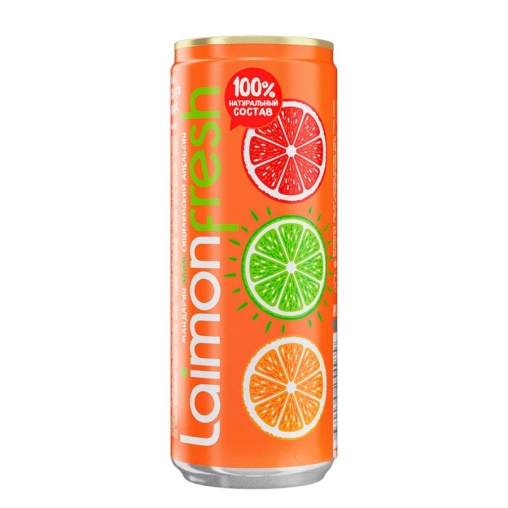 Газированный напиток Laimon Fresh Мандарин Лайм Сицилийский апельсин 330 мл ж/б