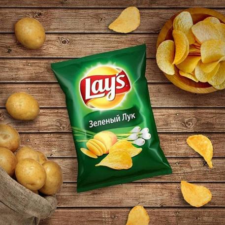 Чипсы Lays Зеленый Лук 37 г