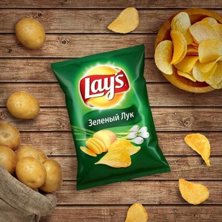 Чипсы Lays Зеленый Лук 40 г