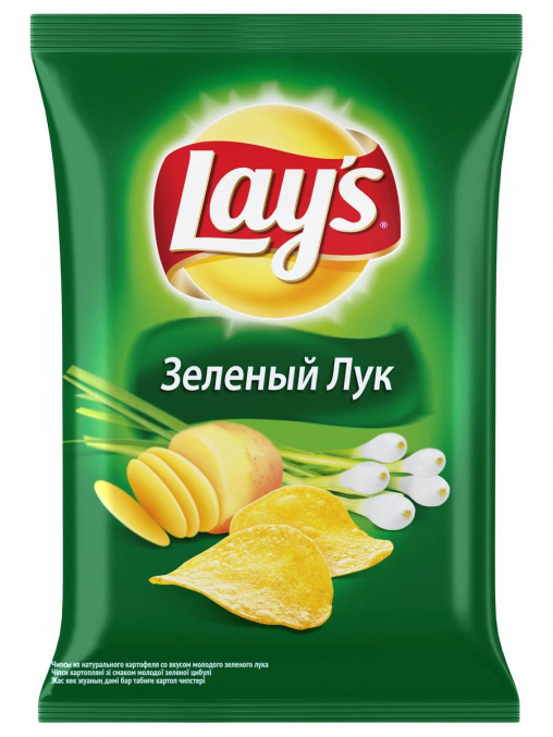 Чипсы Lays Зеленый Лук 37 г