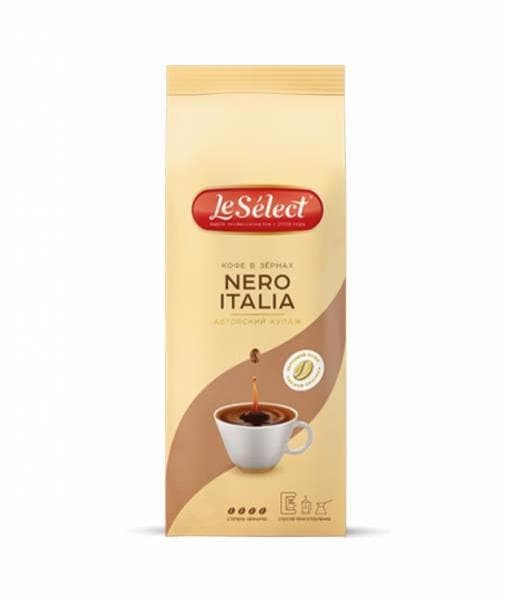 Кофе в зернах LeSelect Nero Italia 1000 г