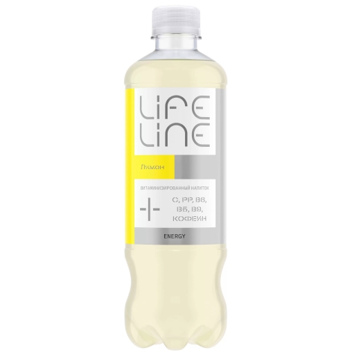 Напиток витаминизированный Life Line ENERGY Лимон негазированный 500 мл ПЭТ