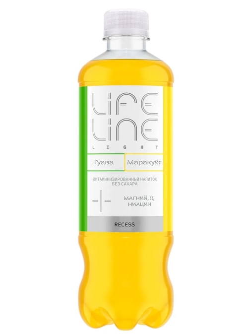 Напиток витаминизированный Life Line Light RECESS Гуава Маракуйя негазированный 500 мл ПЭТ