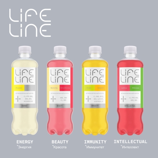Напиток витаминизированный Life Line Light RECESS Гуава Маракуйя негазированный 500 мл ПЭТ
