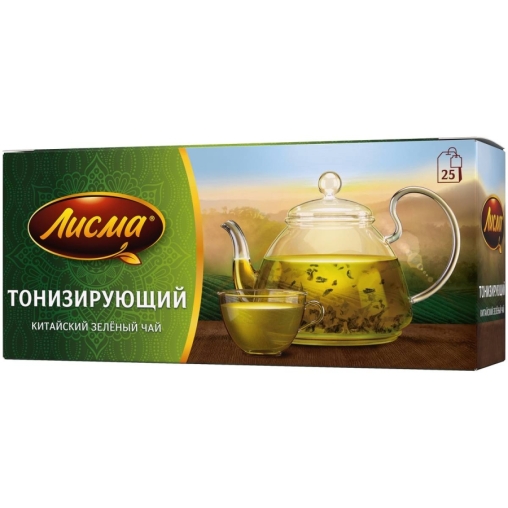 Чай зеленый Лисма Тонизирующий китайский 25 пак. × 1.5 г
