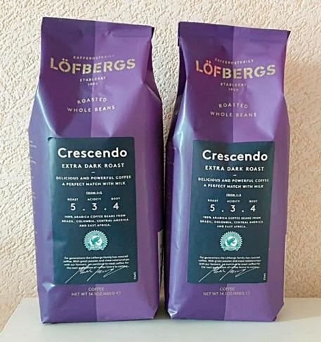 Кофе в зернах Lofbergs  Crescendo Hela 400 г