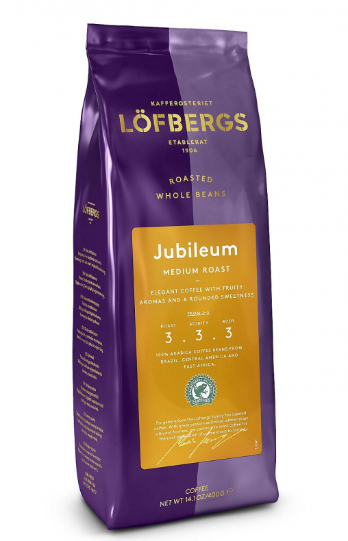 Кофе в зернах Lofbergs Jubileum 400 г