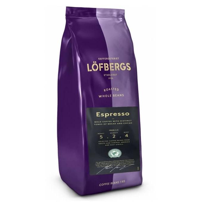 Кофе в зернах Lofbergs Espresso 1000 г