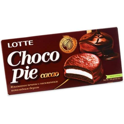 Lotte Choco Pie Cacao Шоколадный 28 г